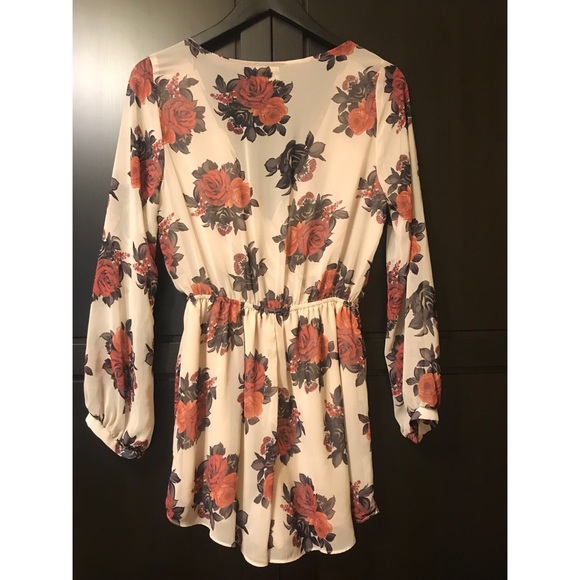 Floral Print Romper - Picture 2 of 2